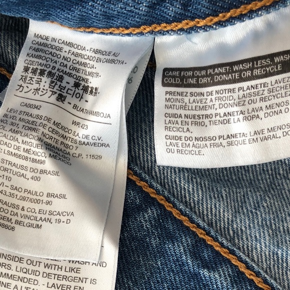 LEVI'S Wedgie Icon Fit High Waist Straight Leg Jeans Size 29 - Picture 7 of 8